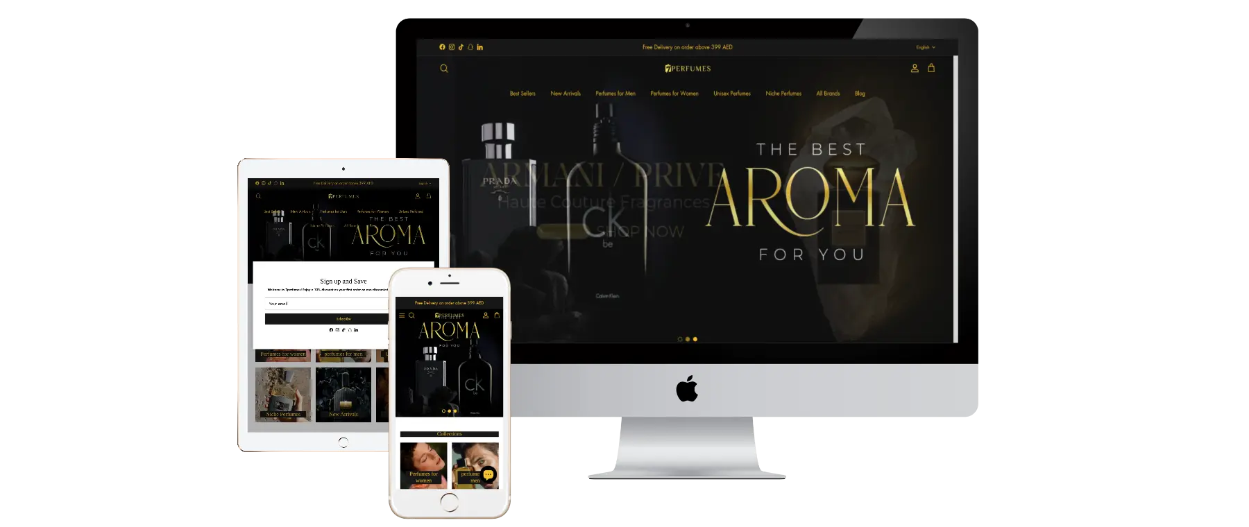 7perfumes Design and Development