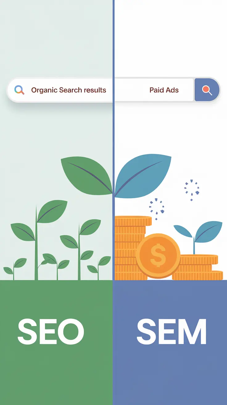 SEO Versus SEM